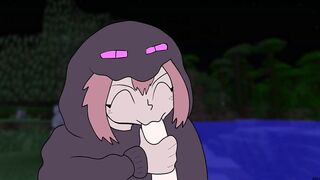 POV: ENDERGIRL SUCKS YOU OFF AND FUCKS YOU! Minecraft Sex