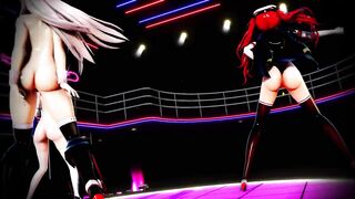 Mmd R18 Naval Officer Azur Lane Bitch Squad Fucked by Invader