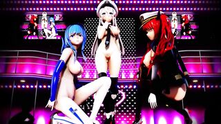 Mmd R18 Naval Officer Azur Lane Bitch Squad Fucked by Invader