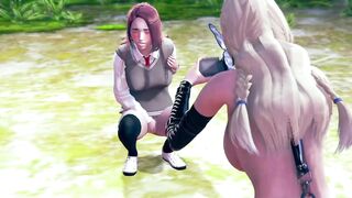 This Girl Likes to have Sex while being seen by Others. - 3d Hentai Animation