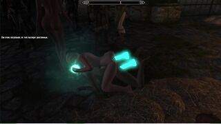 Skyrim Sex Mods. Girls use Sex Toys for BDSM Games | Video Game