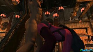 SKYRIM - THE SUCCUBUS IS MILKING THE NORDS