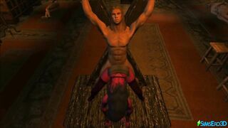 SKYRIM - THE SUCCUBUS IS MILKING THE NORDS