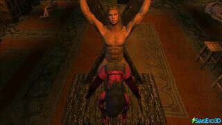 SKYRIM - THE SUCCUBUS IS MILKING THE NORDS