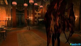 SKYRIM - THE SUCCUBUS IS MILKING THE NORDS