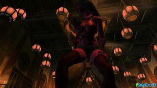 SKYRIM - THE SUCCUBUS IS MILKING THE NORDS