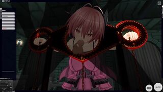 3D HENTAI BDSM Devil Girl Tied Sucks Big Dick