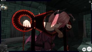 3D HENTAI BDSM Devil Girl Tied Sucks Big Dick