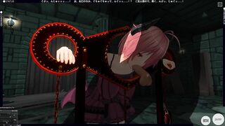 3D HENTAI BDSM Devil Girl Tied Sucks Big Dick