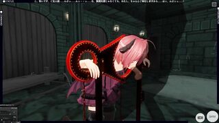 3D HENTAI BDSM Devil Girl Tied Sucks Big Dick