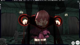 3D HENTAI BDSM Devil Girl Tied Sucks Big Dick
