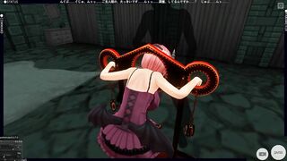 3D HENTAI BDSM Devil Girl Tied Sucks Big Dick