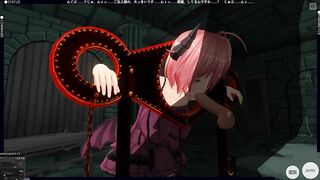 3D HENTAI BDSM Devil Girl Tied Sucks Big Dick