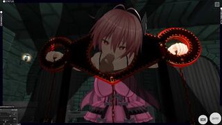 3D HENTAI BDSM Devil Girl Tied Sucks Big Dick