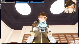 3D HENTAI POV Overwatch Tracer Rides your Dick