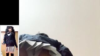 Take an Upside-down Shot of the Futanari JK that is Crazy about your Smartphone! Excited w