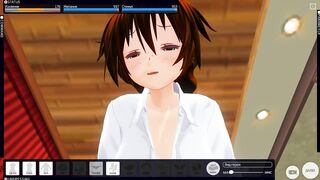 3D HENTAI POV Redhead little Sister Rides your Dick