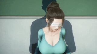 3D HENTAI Fucked Gym Teacher
