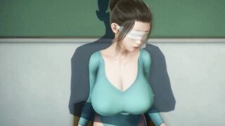 3D HENTAI Fucked Gym Teacher