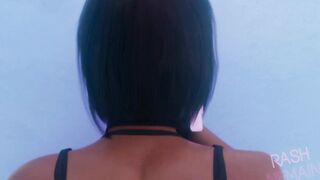Overwatch Pharah Blowjob 3d Hentai - by RashNemain