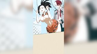 TODOROKI X MOMO AT SCHOOL