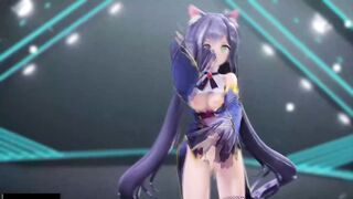 【R18-MMD】princess Connect re Dive Kyaru Dance + Fuck