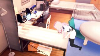 Gamer Girl Forgets to Turn off the Stream Masturbates on the Table [3d Hentai]