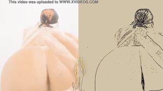 cartoon of my big ass