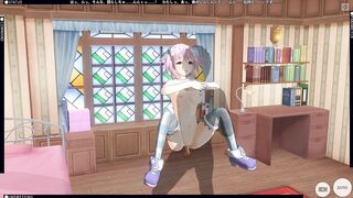 3D HENTAI Neptunia Fucks in the Room and Cums (Choujigen Game Neptune the Animation)