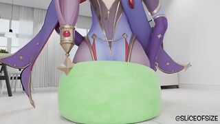 Mona's Short Growth [giantess Growth]