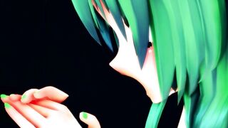 Sanae "you Wanted to see something like This, Right?" [touhou MMD]