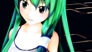 Sanae "you Wanted to see something like This, Right?" [touhou MMD]