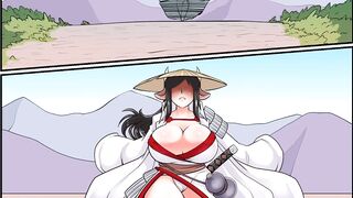 Samoorai Lessiem - Giantess Boobs Growth Hentai Comic