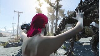 Claw Sex, the Biggest Monster in the Game | Fallout 4 Porno