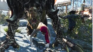 Claw Sex, the Biggest Monster in the Game | Fallout 4 Porno