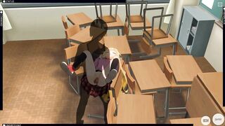 3D HENTAI Gabriel Fucks after School