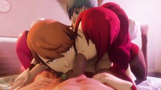 Persona 3 FFFM Foursome (Animation With Sound)