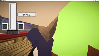 minecraft sex, jenny gives me a blowjob
