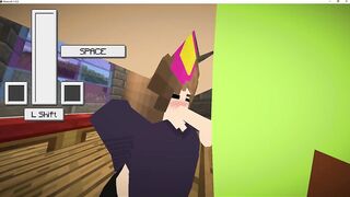 minecraft sex, jenny gives me a blowjob