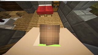 minecraft sex, jenny gives me a blowjob