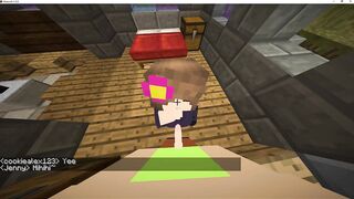 minecraft sex, jenny gives me a blowjob