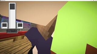 minecraft sex, jenny gives me a blowjob