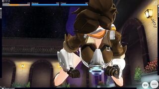 3D HENTAI OVERWATCH TRACER Gets Fucked and Cums