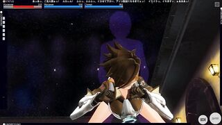 3D HENTAI OVERWATCH TRACER Gets Fucked and Cums