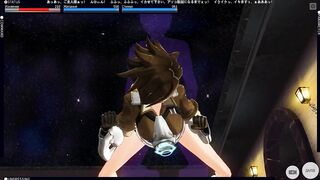 3D HENTAI OVERWATCH TRACER Gets Fucked and Cums