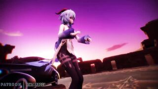 Genshin Impact - Ganyu Shuffle Dance & Anal Sex [UNCENSORED R-18 MMD 4K]