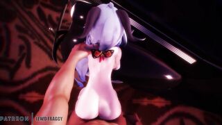 Genshin Impact - Ganyu Shuffle Dance & Anal Sex [UNCENSORED R-18 MMD 4K]