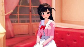 Chizuru Blowjobs her new Boyfriend (POV) (3d Hentai) (rent a Girlfriend)