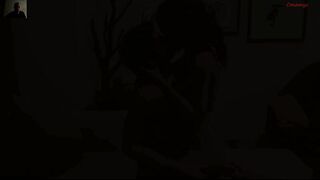 Guy with a Big Cock Roughly Fucks a Girlfriend in a Tight Pussy ☠playing Adult Games☠