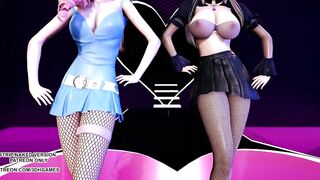 [MMD] Jun Hyo Seong - Good-night Kiss Ahri Seraphine Hot Kpop Dance KDA League of Legends